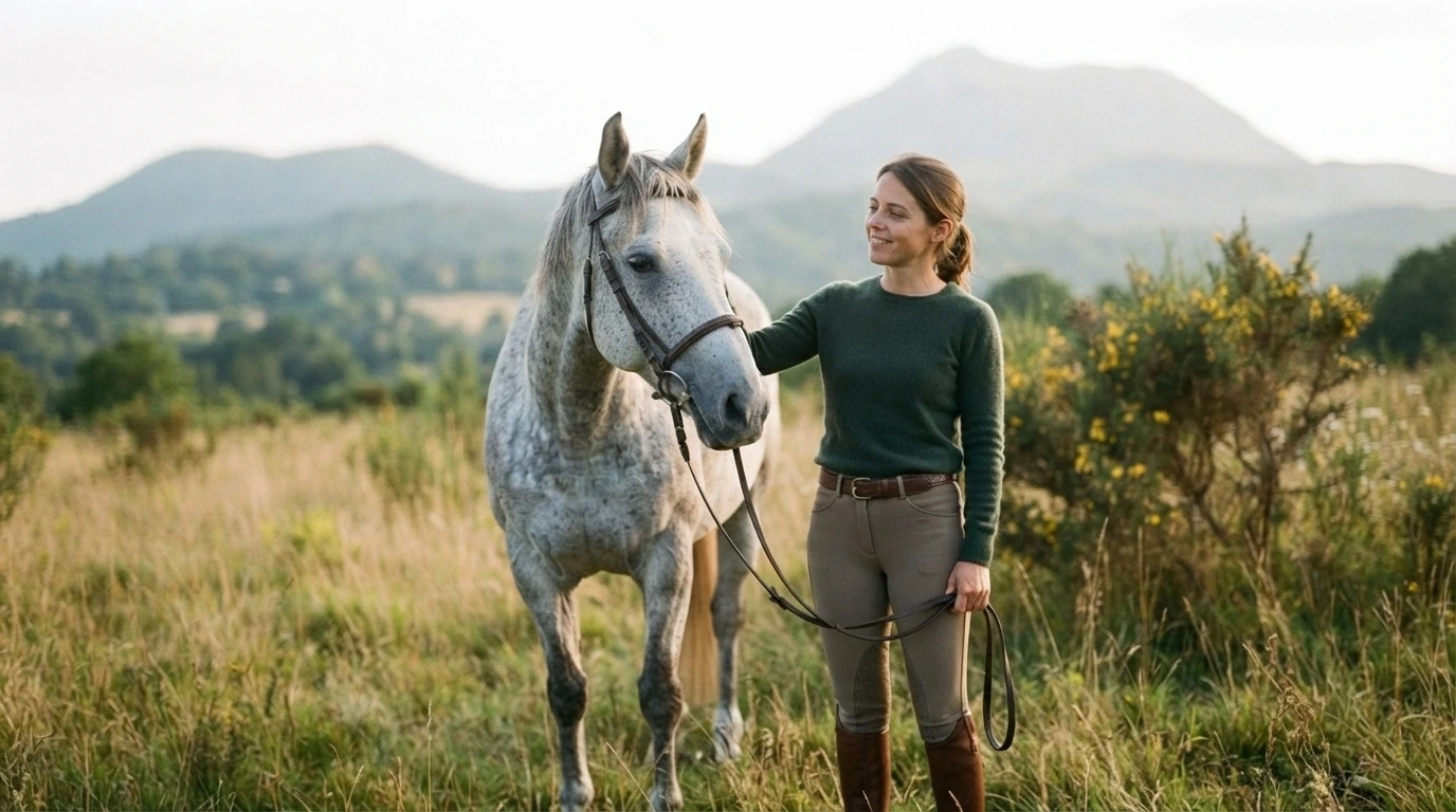 Cours d'équitation à Châtel-de-Neuvre, Allier